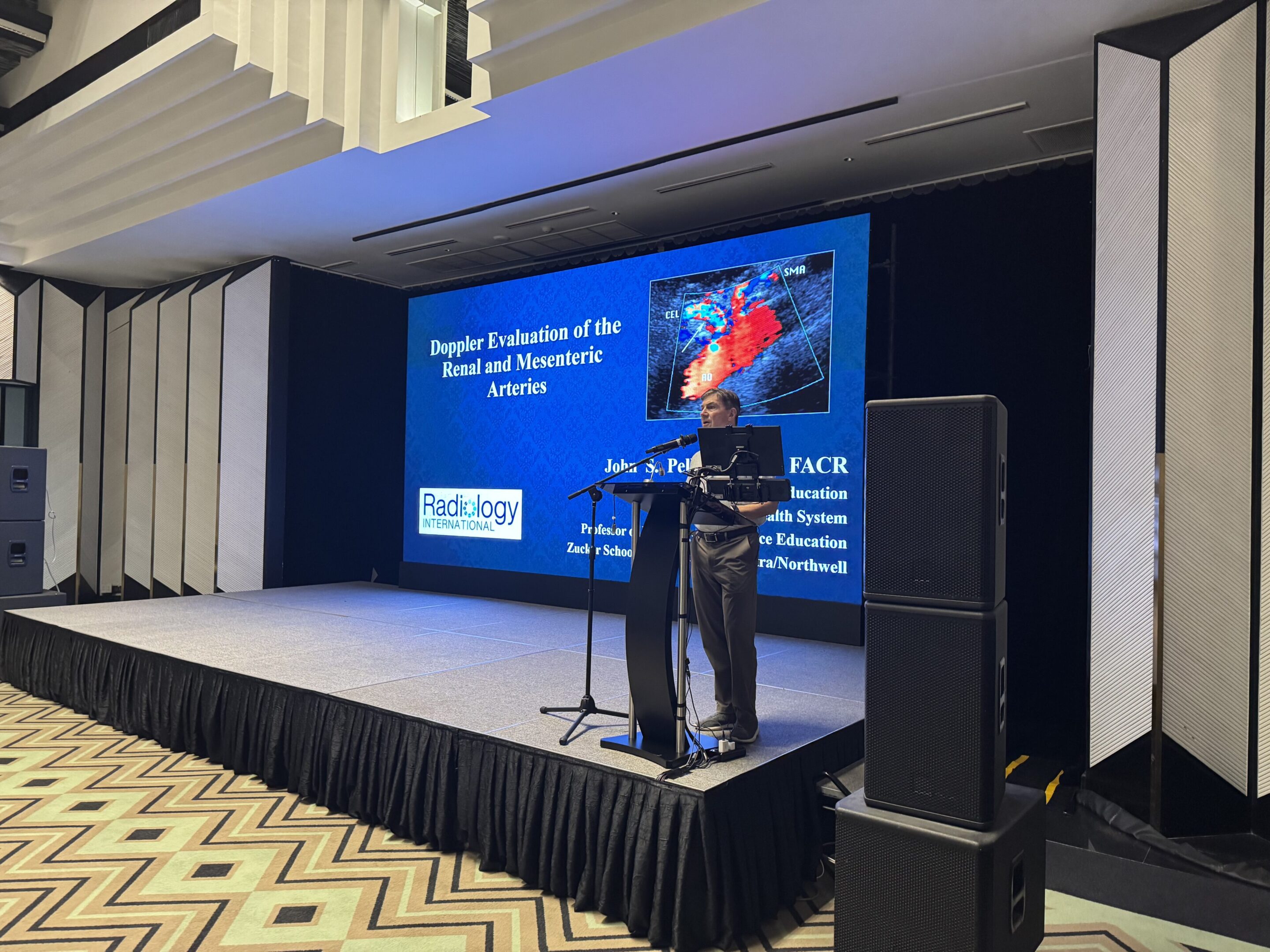 Professional AV services setup at a corporate conference in Richmond, VA.